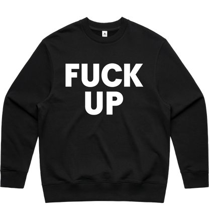 Black Printed Sweater Front