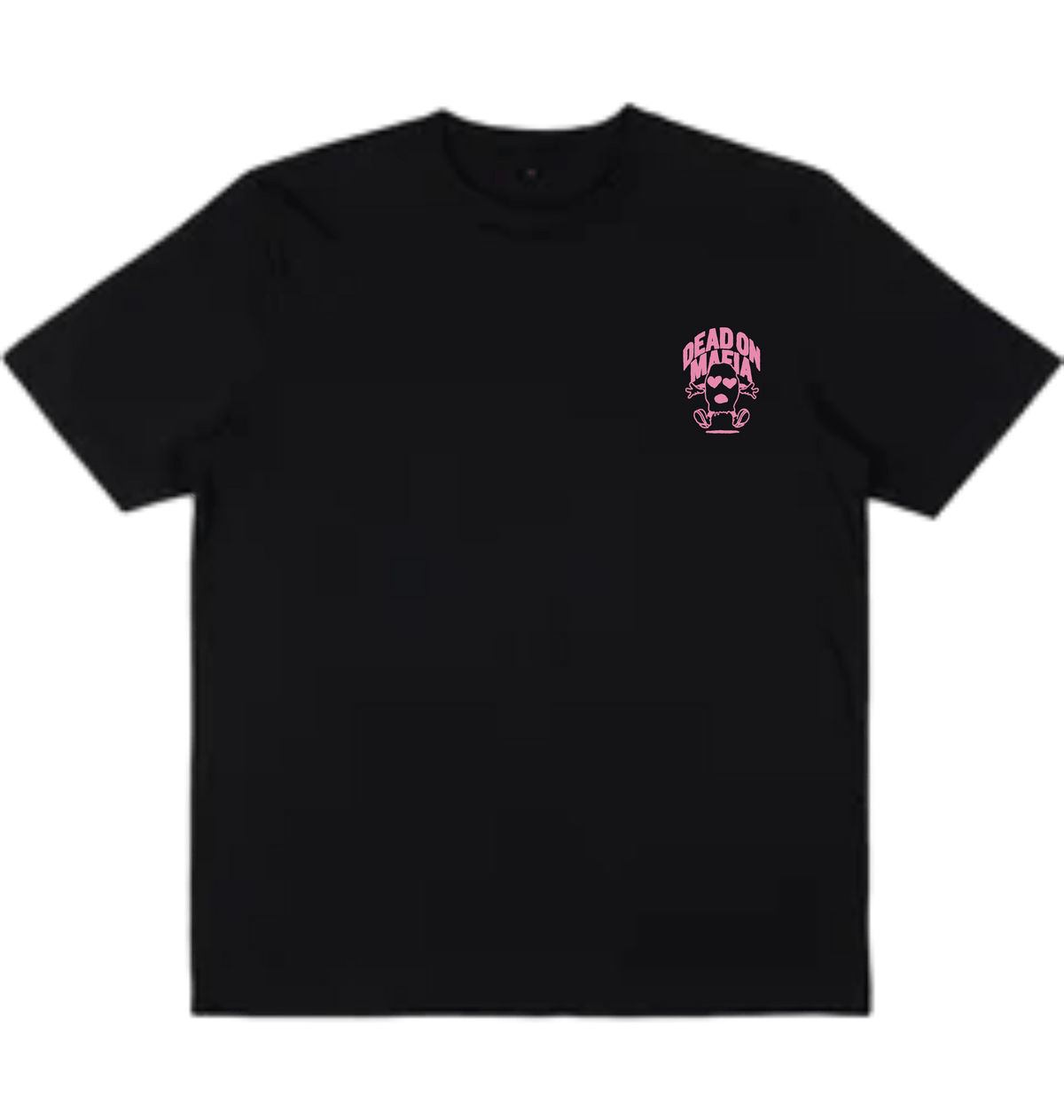 Black Printed T-shirt Front