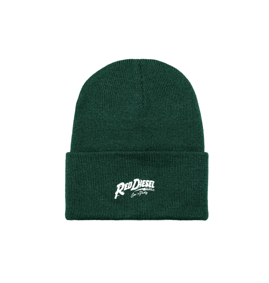 Bottle Green Beanie Front