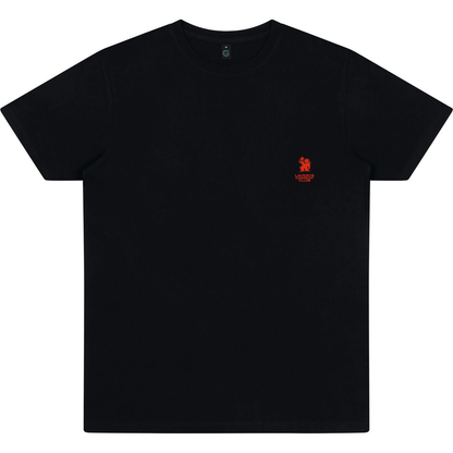 Black Printed T-shirt Front
