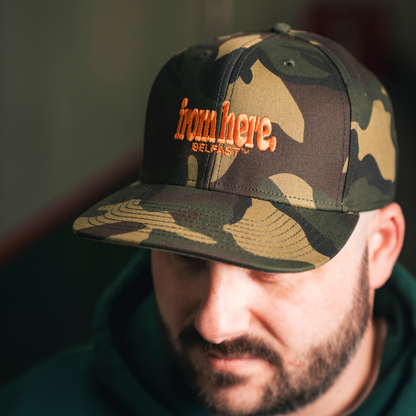 From Here Belfast Camo Cap