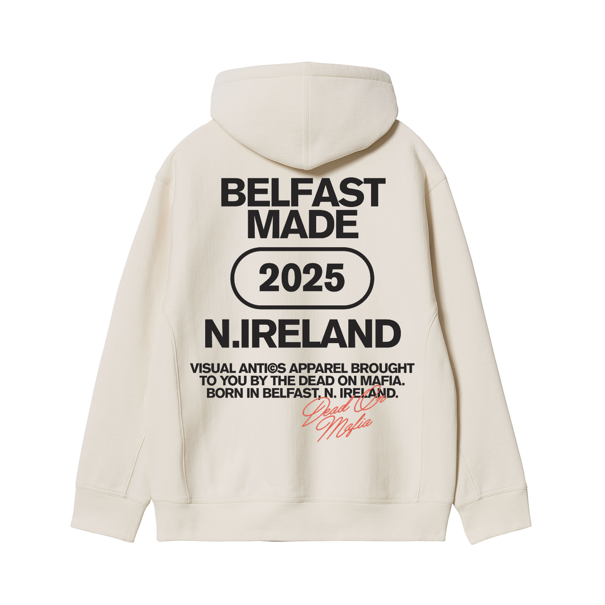 Belfast Made Bone Hoodie