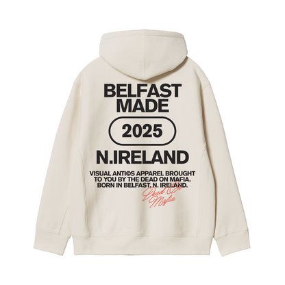 Belfast Made Bone Hoodie