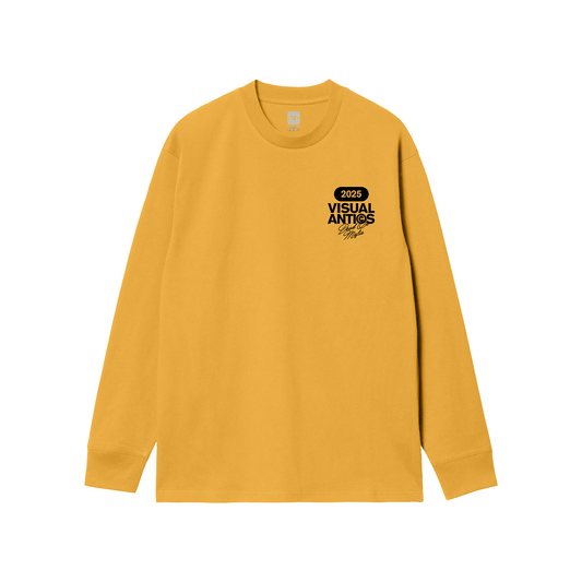 Belfast Made Faded Mustard Long Sleeve T-Shirt