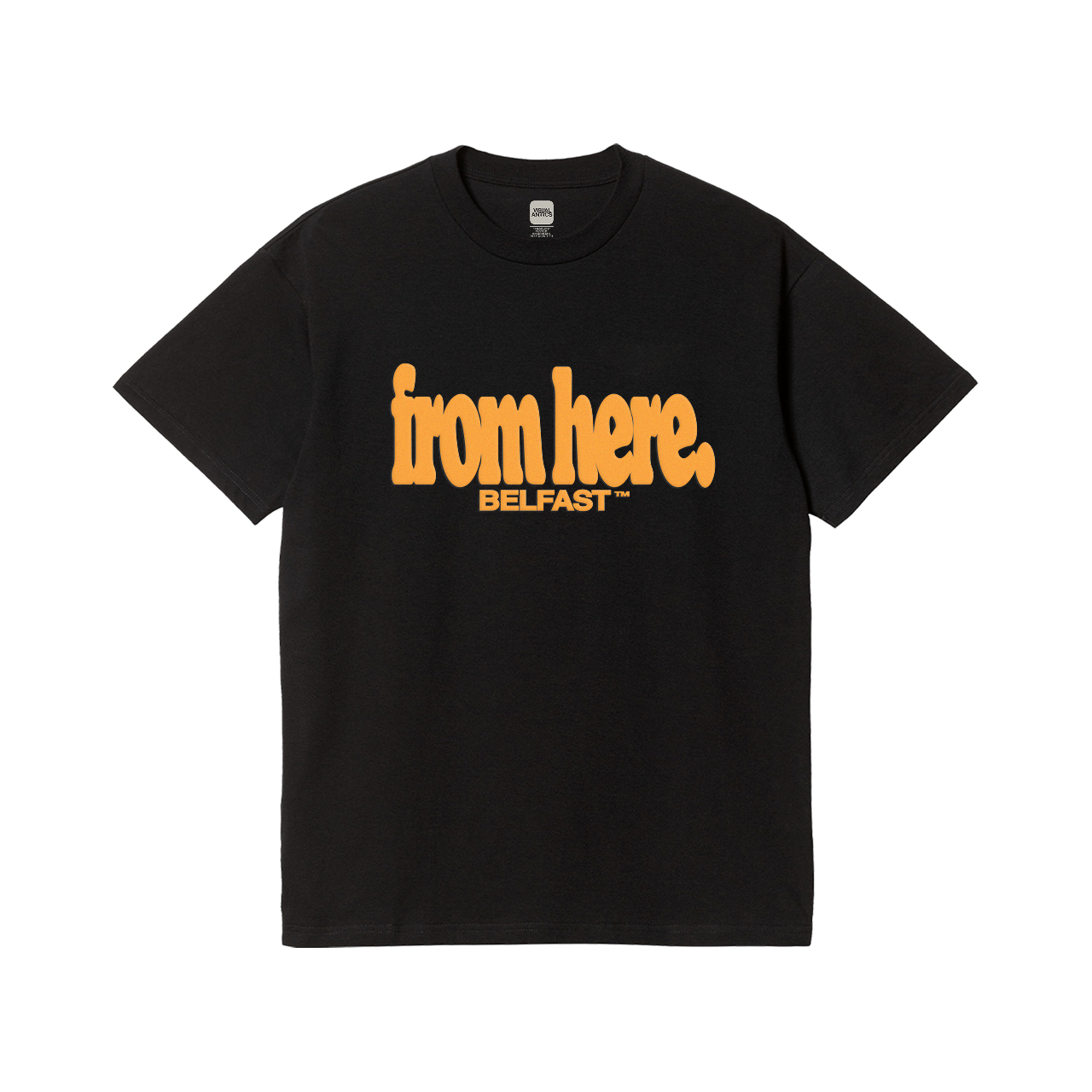From Here Belfast Black T-Shirt