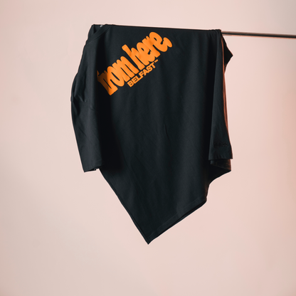 From Here Belfast Black T-Shirt