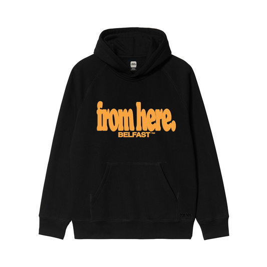 From Here Belfast Black Hoodie