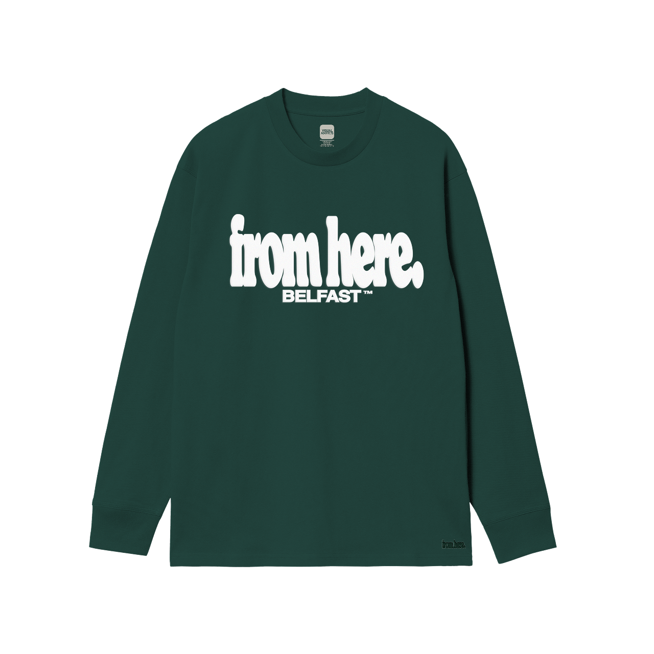 From Here Glazed Green Long Sleeve T-Shirt