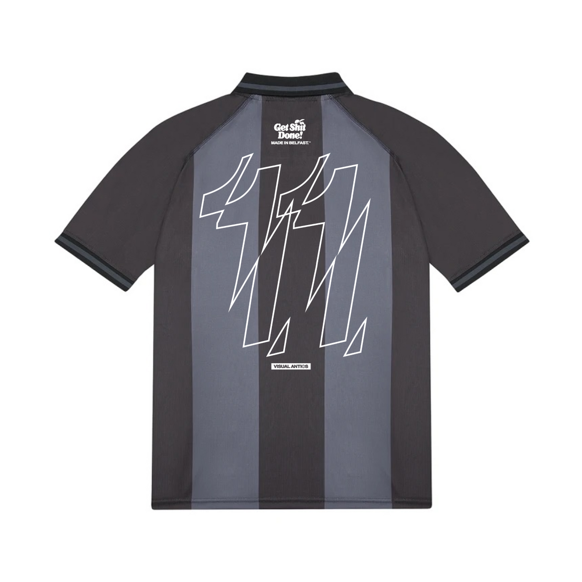 VA Mucker Black Football Top