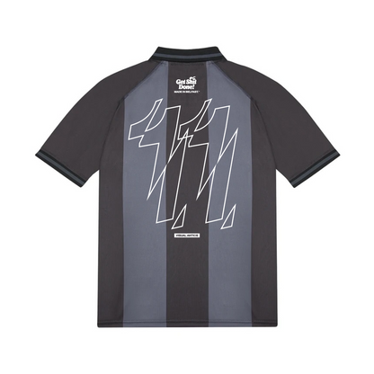 VA Mucker Black Football Top