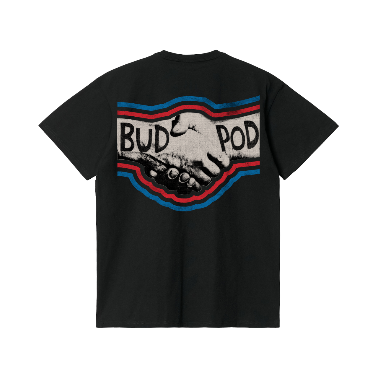 Budpod Retro Logo Black T-Shirt