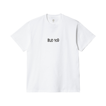 Budpod Retro Logo White T-Shirt