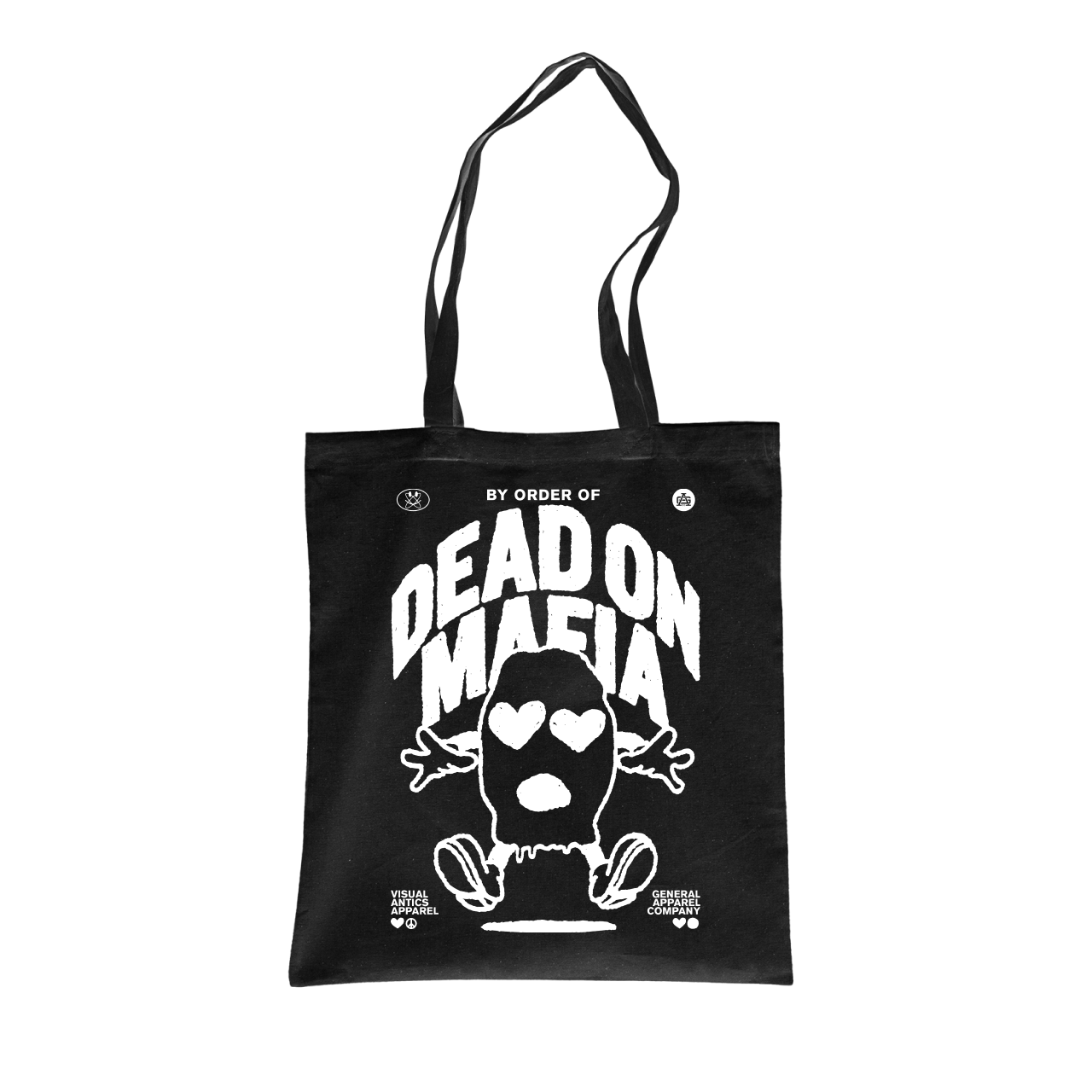 Dead On Mafia Black Tote Bag