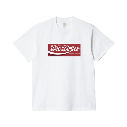 Enjoy Wee Dirties White T-Shirt