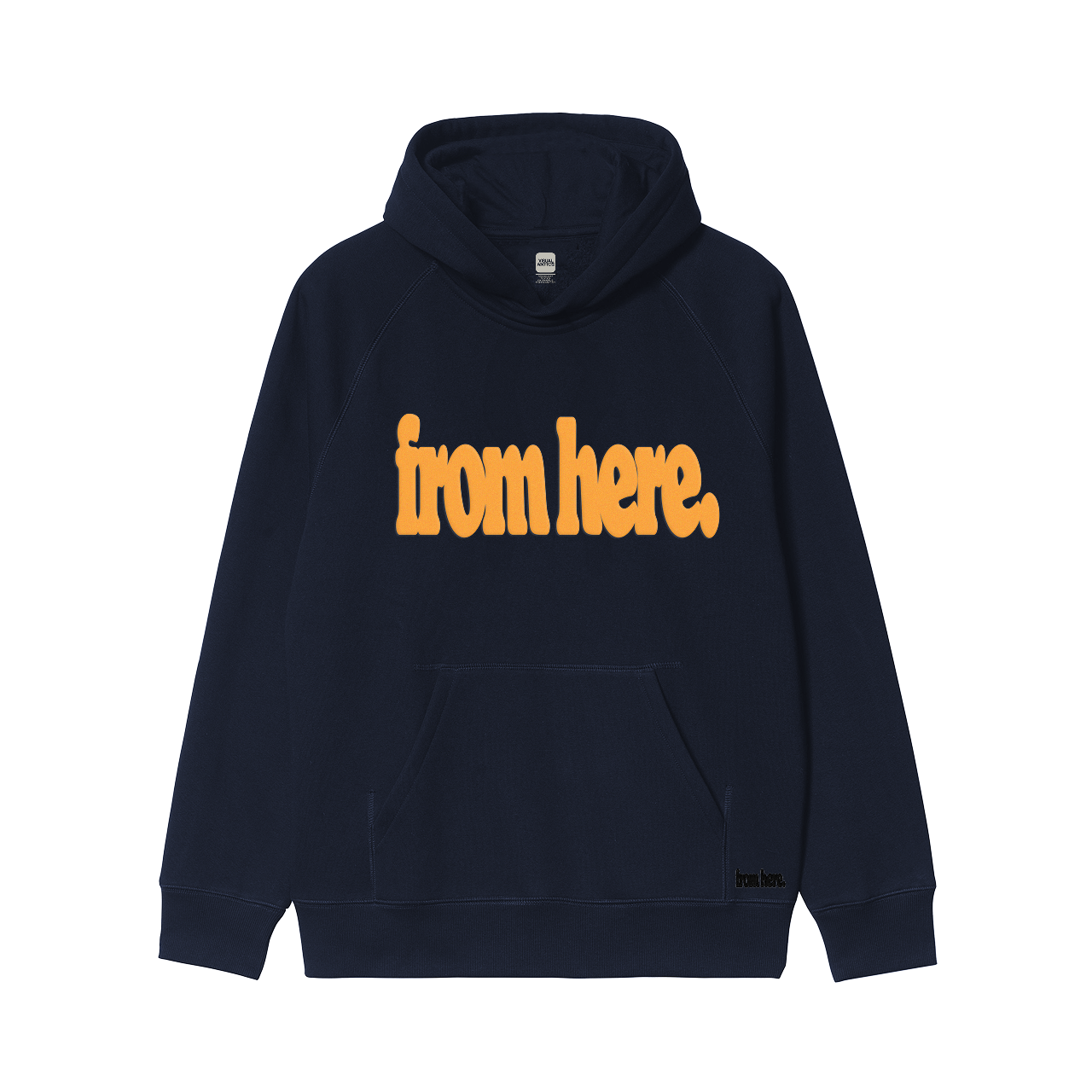 From Here Navy Hoodie
