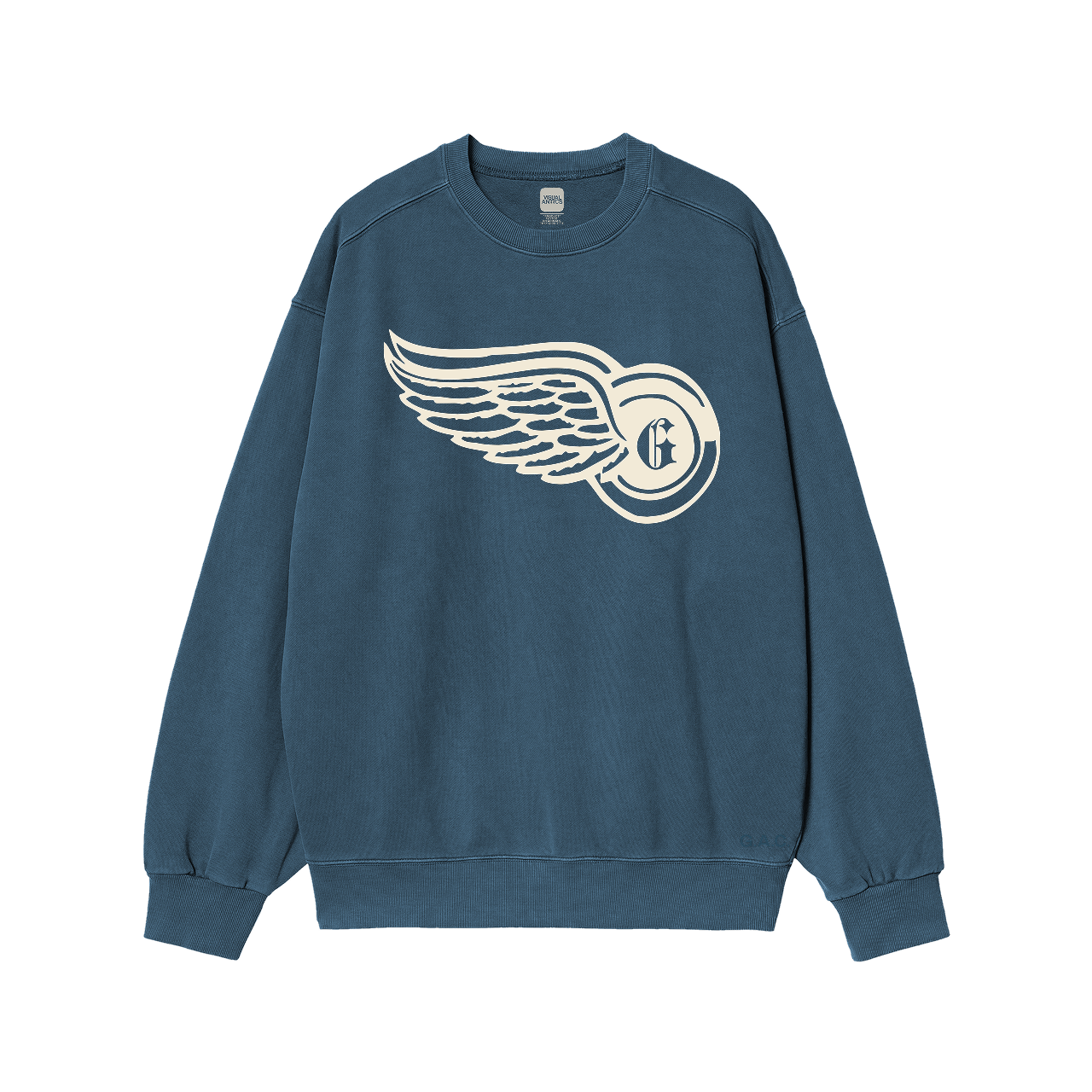 General Apparel Co. Stonewashed Denim Sweatshirt