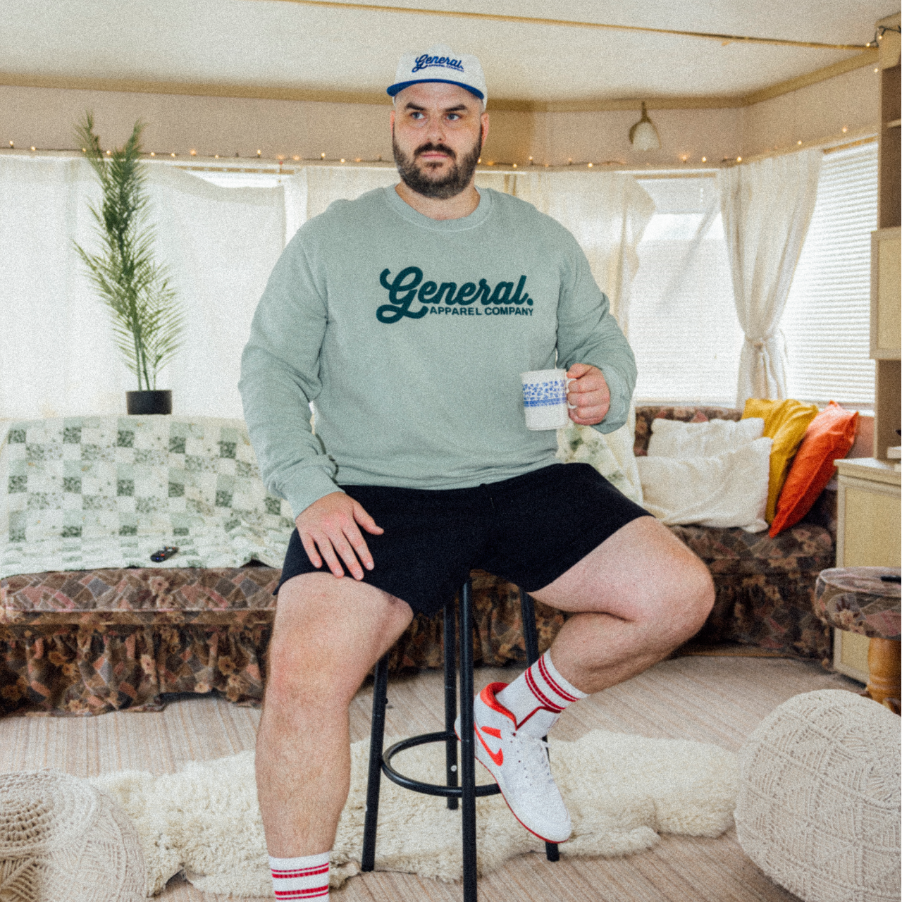 General Apparel Co. Stonewashed Sage Sweatshirt