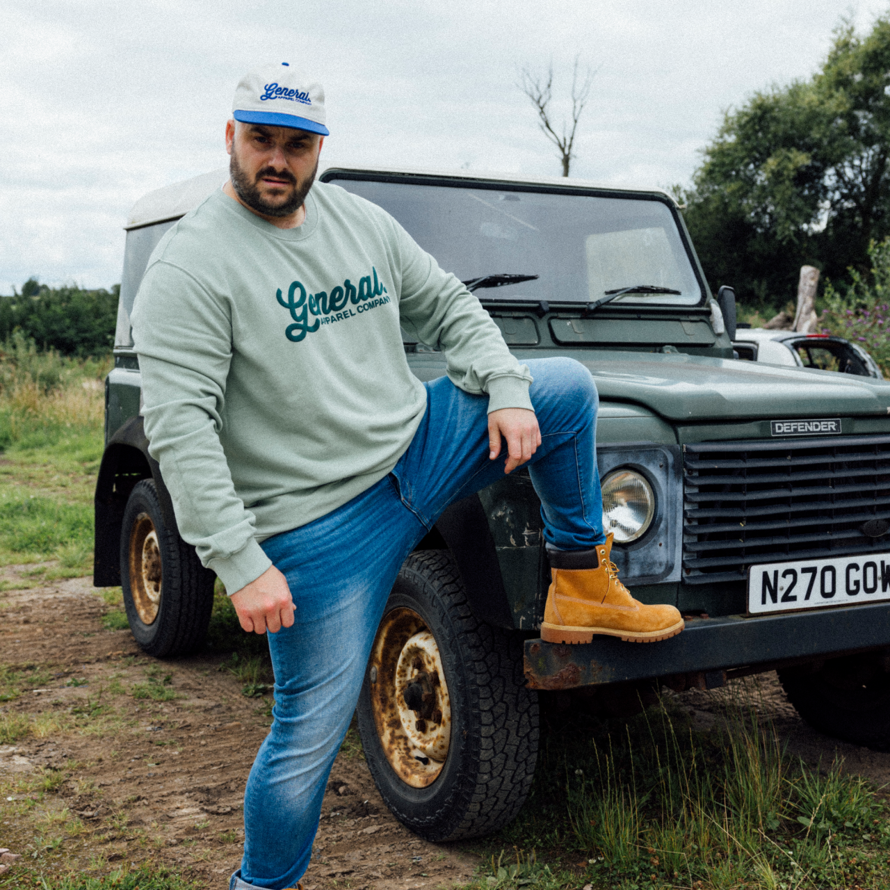 General Apparel Co. Stonewashed Sage Sweatshirt