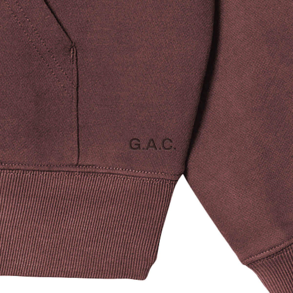 General Apparel Co. Stonewashed Burgundy Hoodie