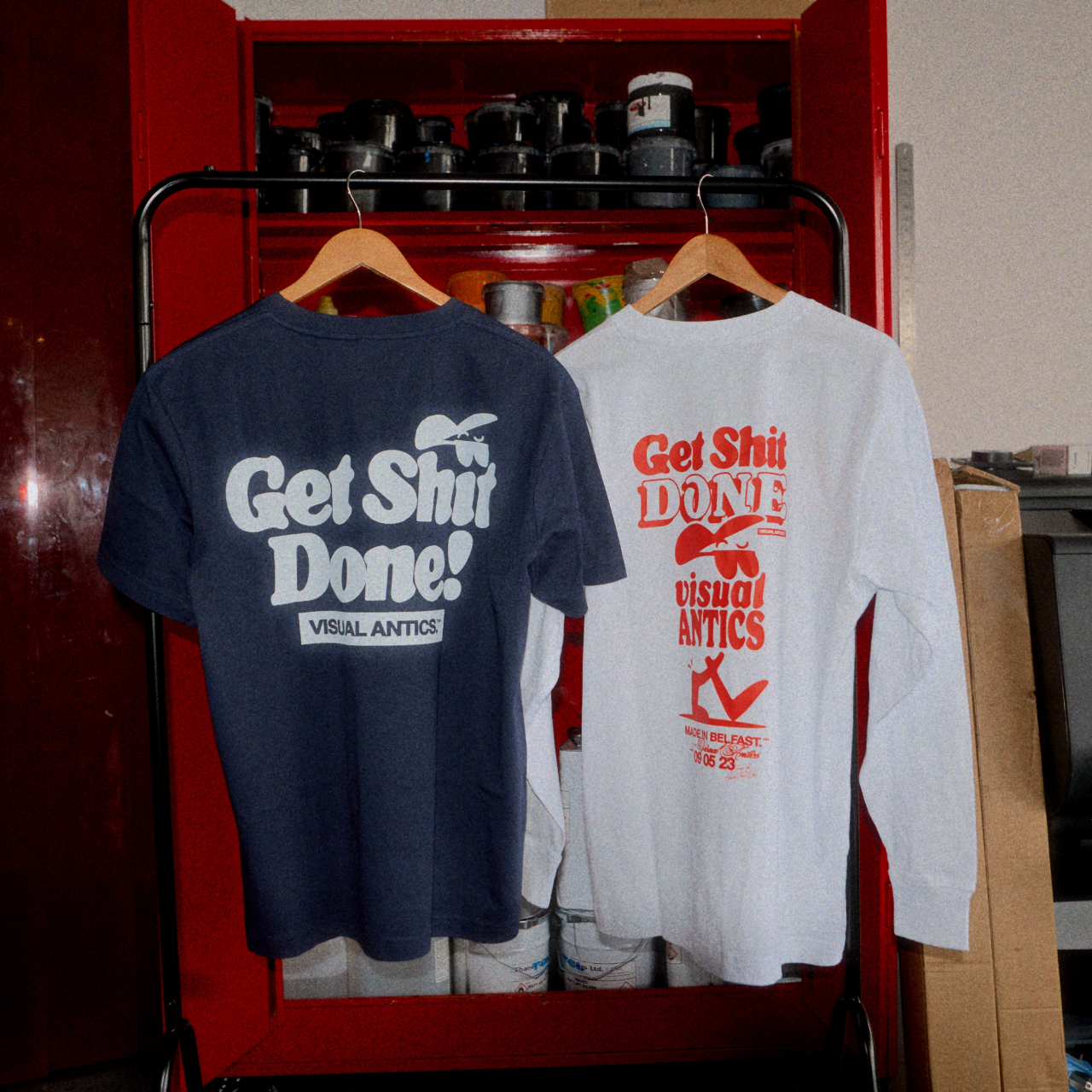 Get Shit Done VA Mucker Navy T-Shirt