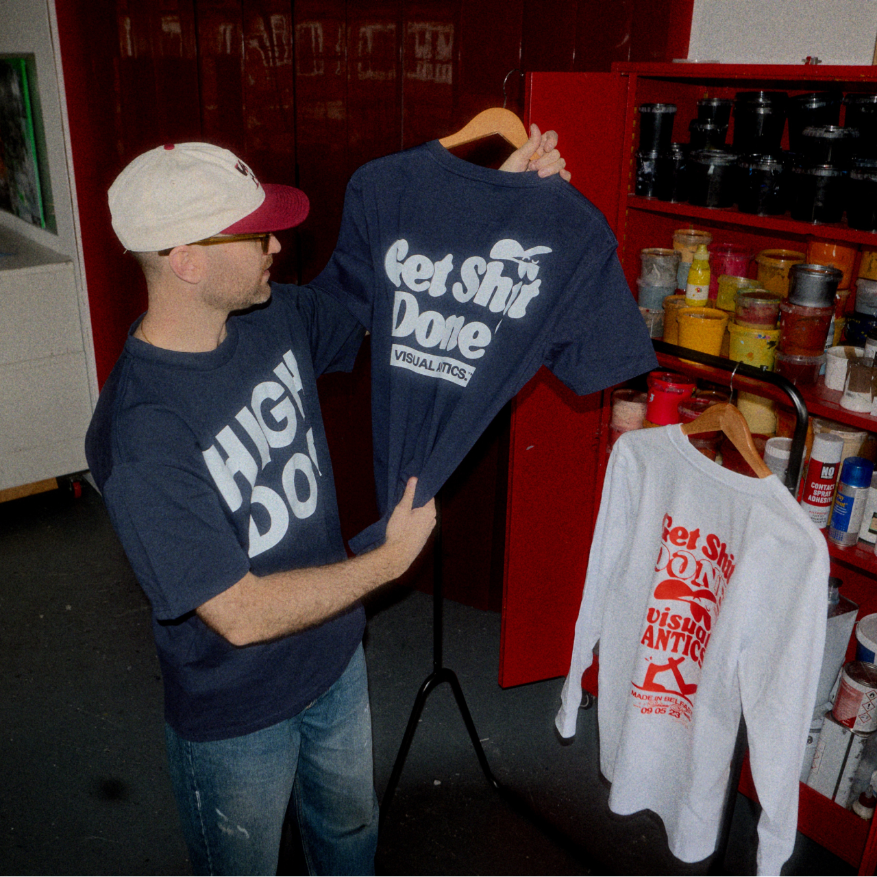 Get Shit Done VA Mucker Navy T-Shirt