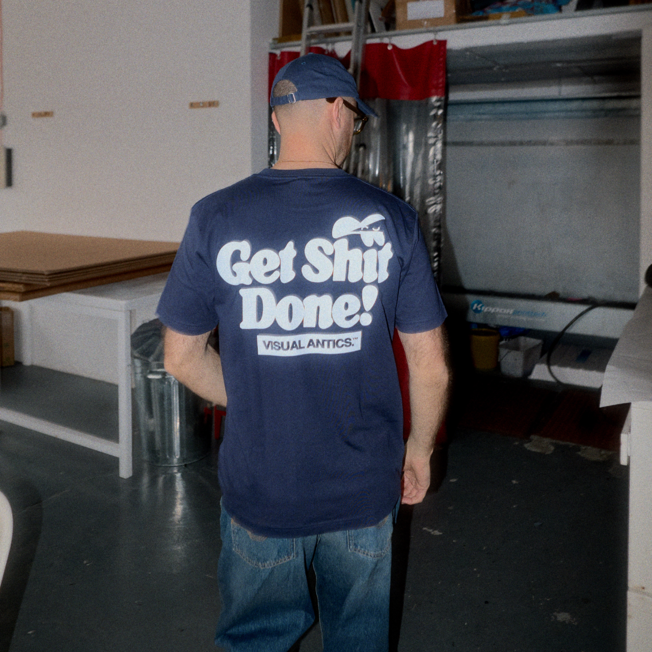 Get Shit Done VA Mucker Navy T-Shirt