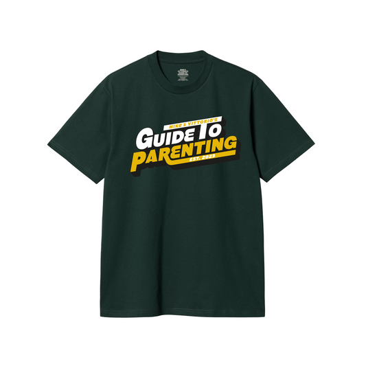 Guide To Parenting Classic Bottle Green T-Shirt