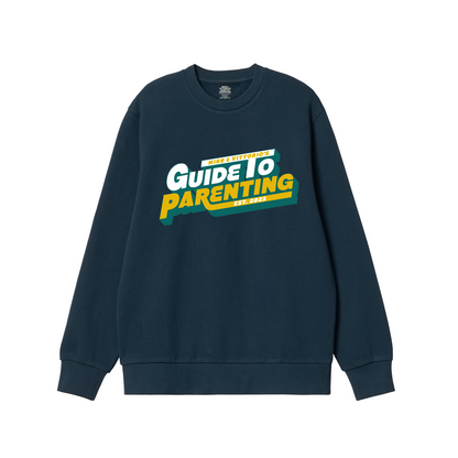 Guide To Parenting Classic Denim Blue Sweatshirt