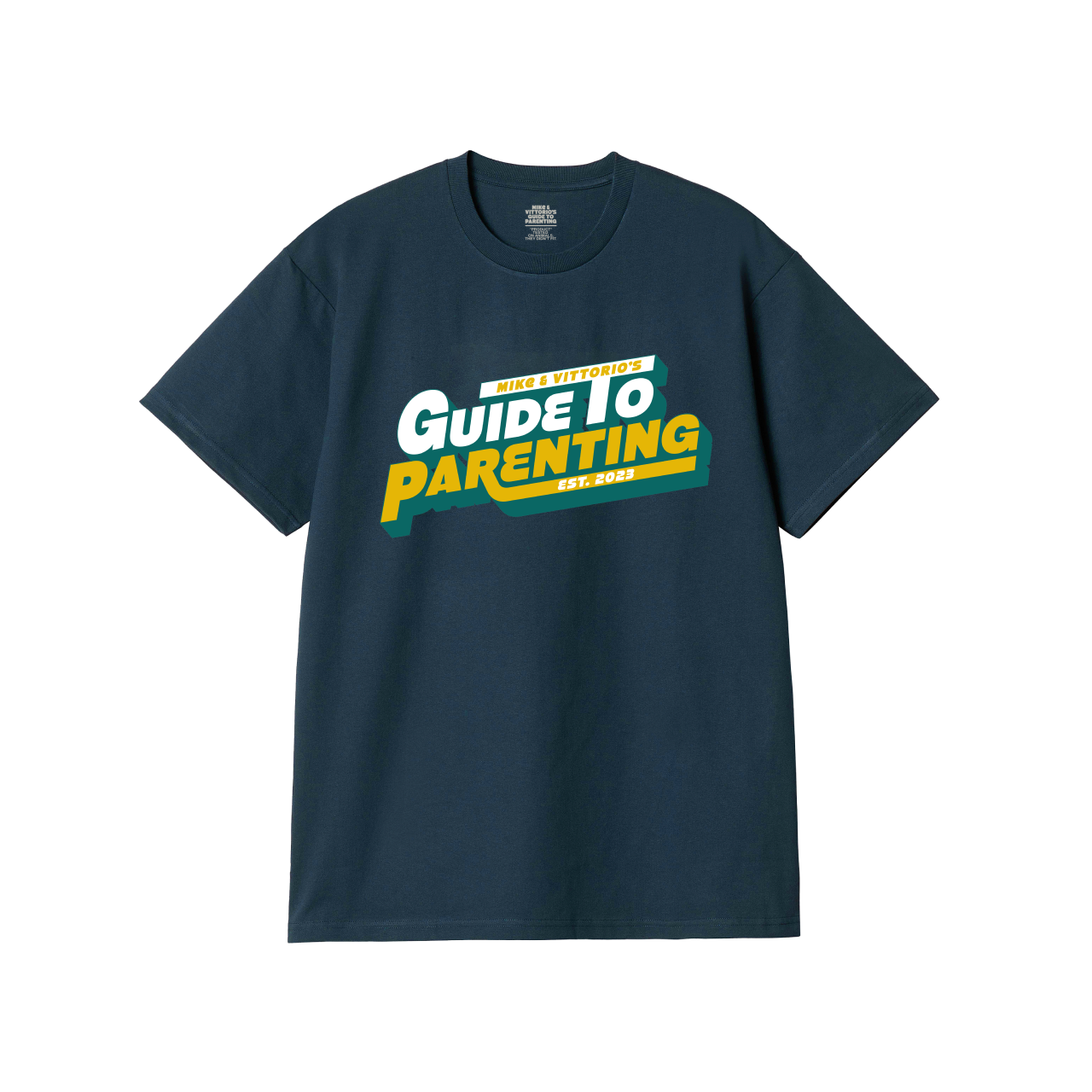 Guide To Parenting Classic Denim Blue T-Shirt