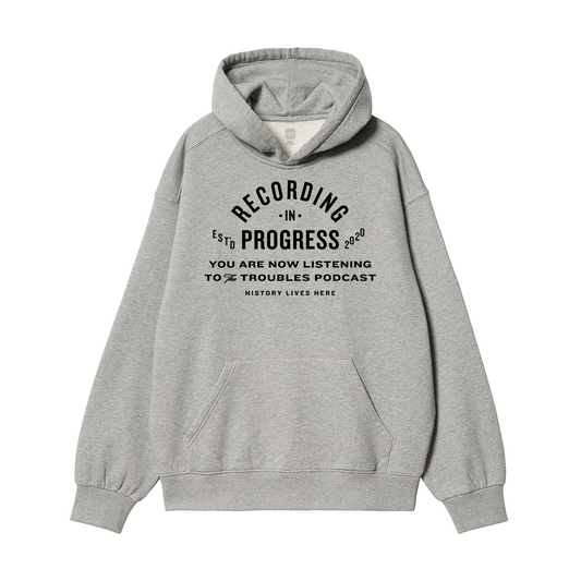 History Lives Here Grey Hoodie