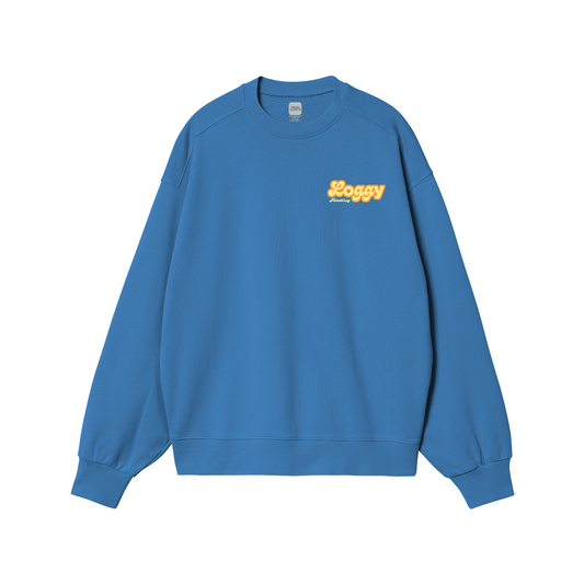Helens Log Loggy Blue Sweatshirt