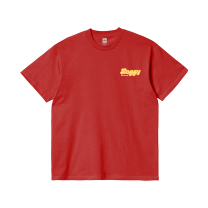 Helens Log Loggy Red T-Shirt
