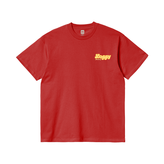 Helens Log Loggy Red T-Shirt