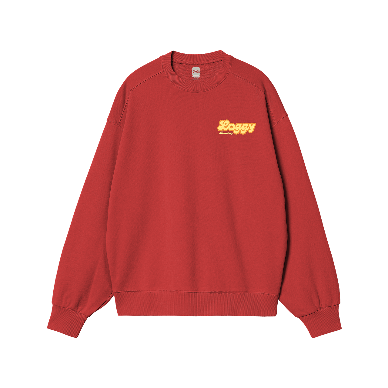 Helens Log Loggy Red Sweatshirt