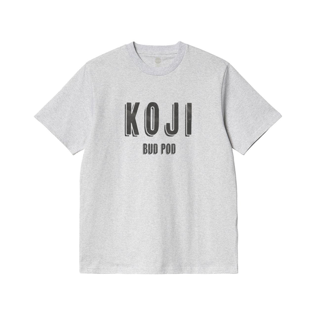 KOJI Bud Pod Light Grey Marl T-Shirt