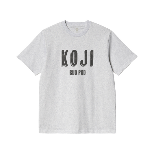 KOJI Bud Pod Light Grey Marl T-Shirt