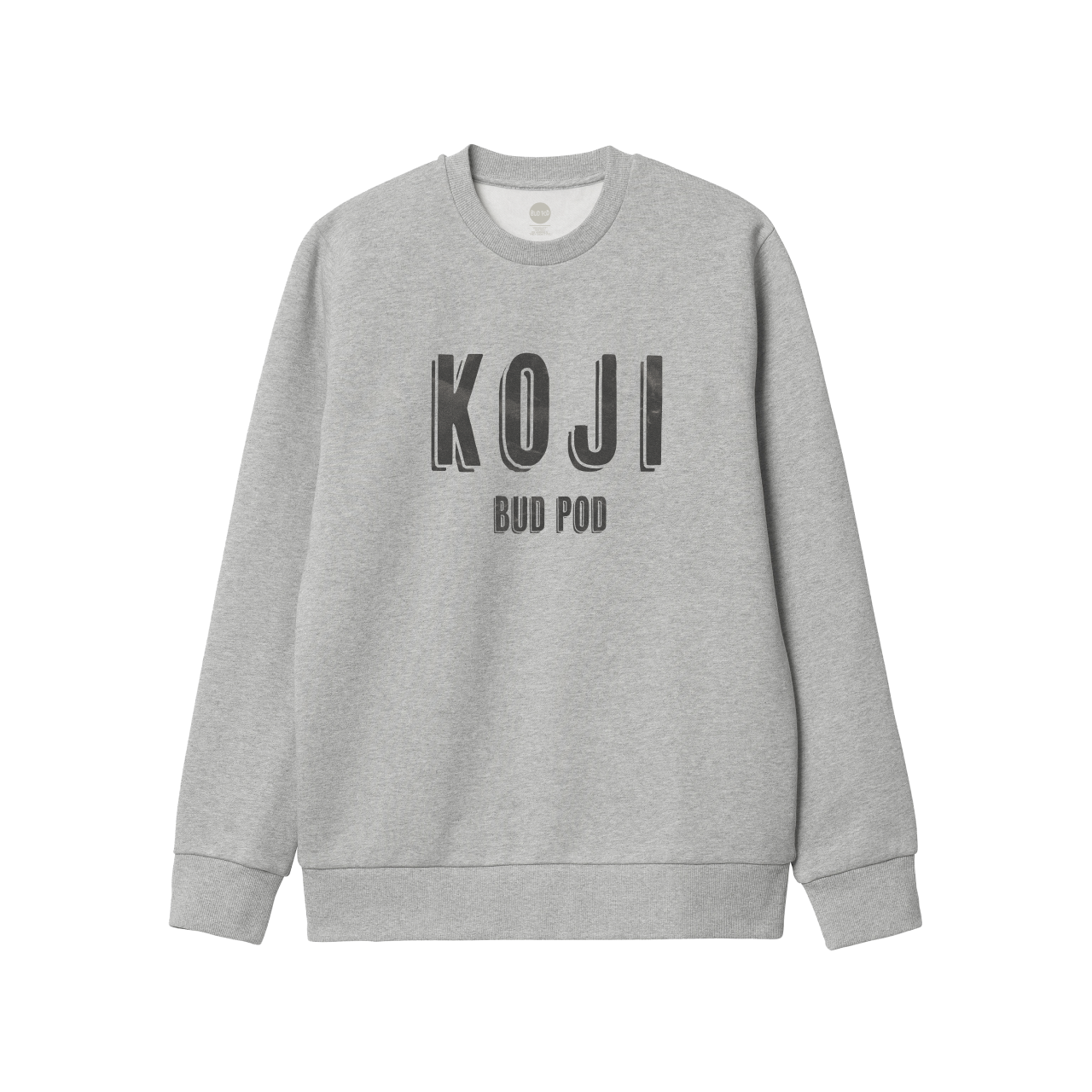 KOJI Bud Pod Light Heather Grey Sweatshirt