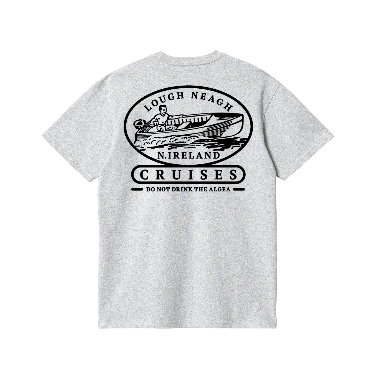 Lough Neagh Cruises Light Heather T-Shirt
