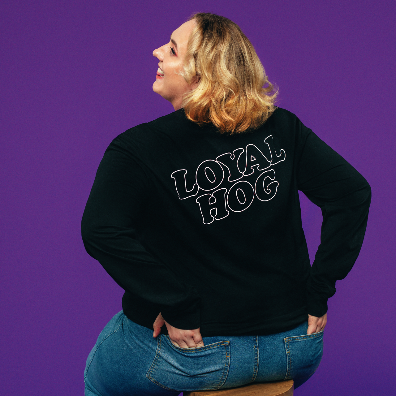 Loyal Hogs Black Long Sleeve T-Shirt