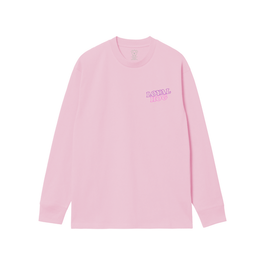 Loyal Hogs Faded Pink Long Sleeve T-Shirt