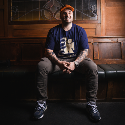 Laverys Comedy Club Laughing Man Navy T-Shirt