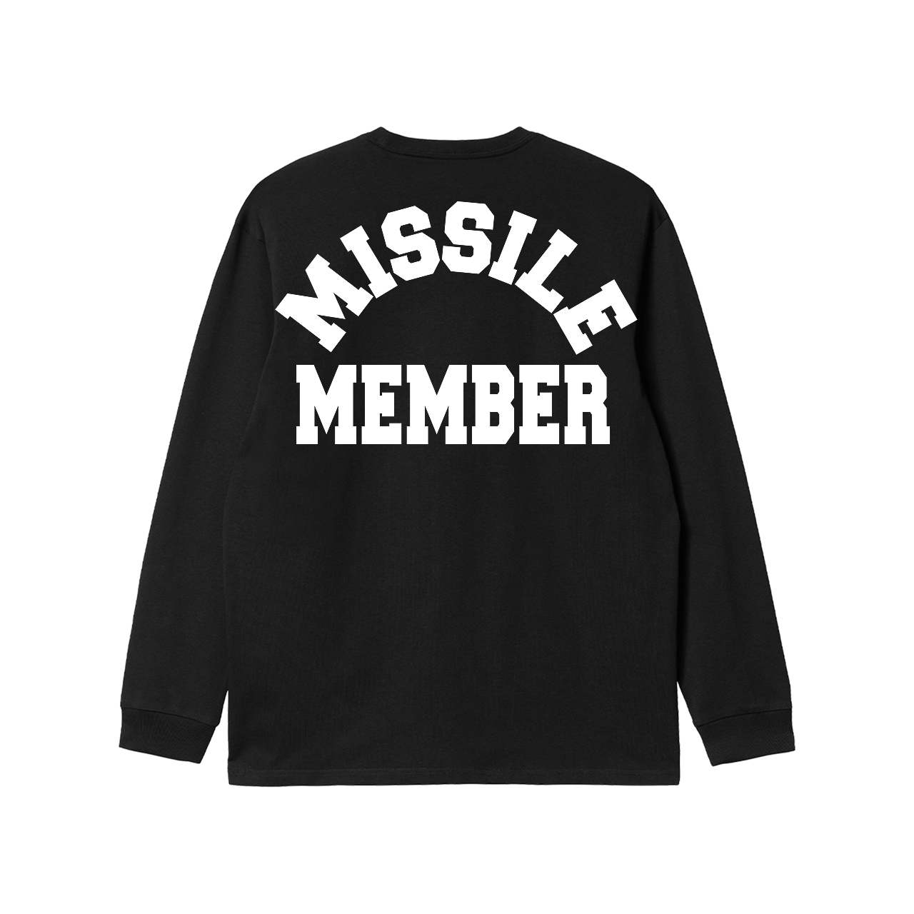 Missile Fitness Black Member Long Sleeve T-Shirt