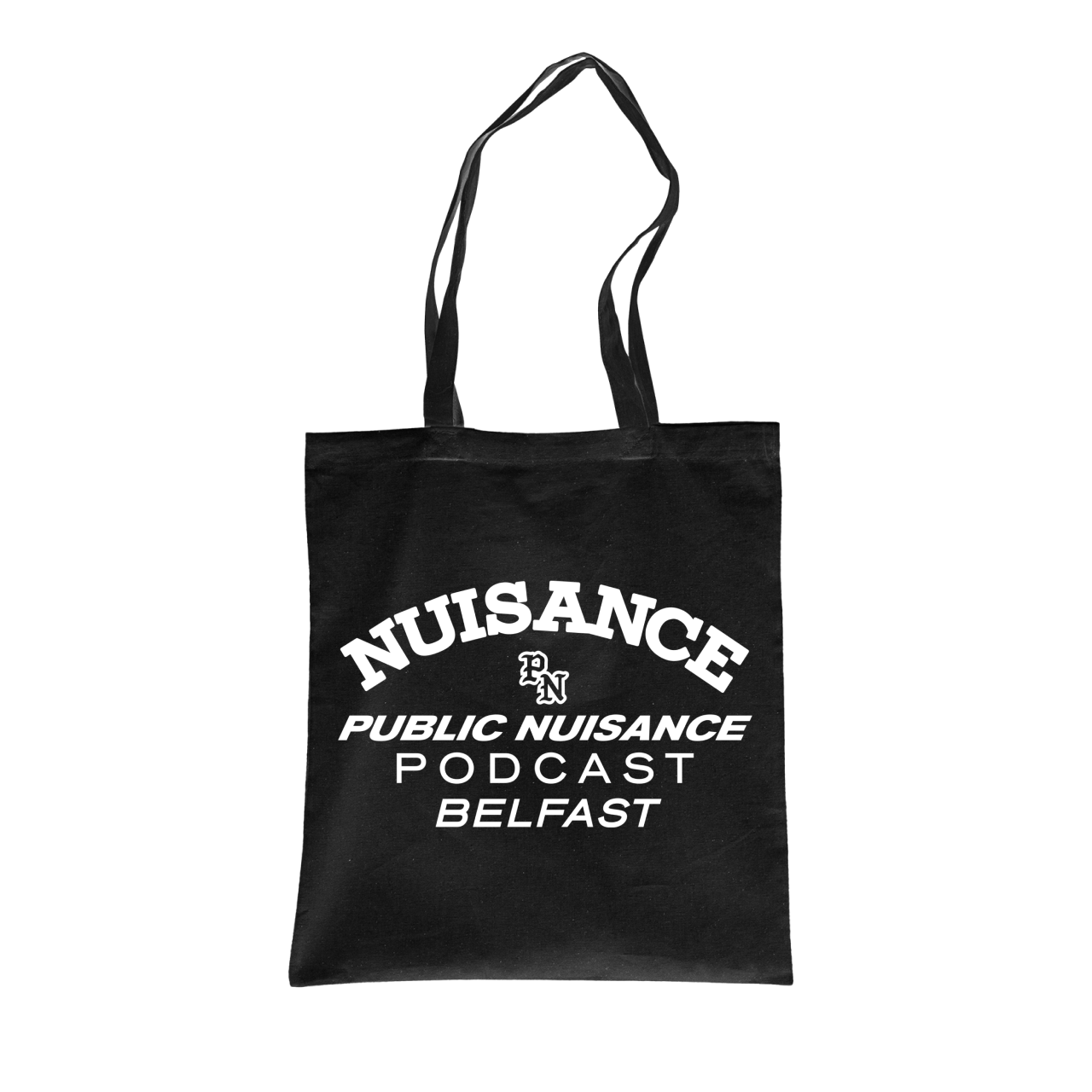 Public Nuisance Podcast Black Tote Bag