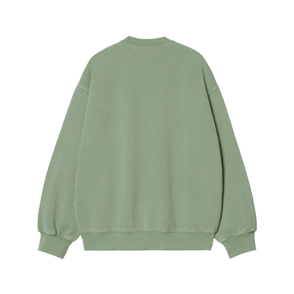 Red Diesel Stone Washed Sage Green Sweatshirt