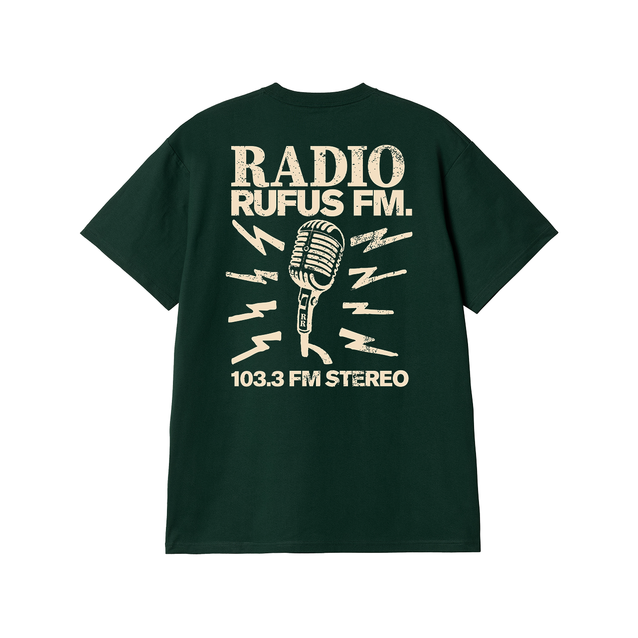 Radio Rufus FM Bottle Green T-Shirt