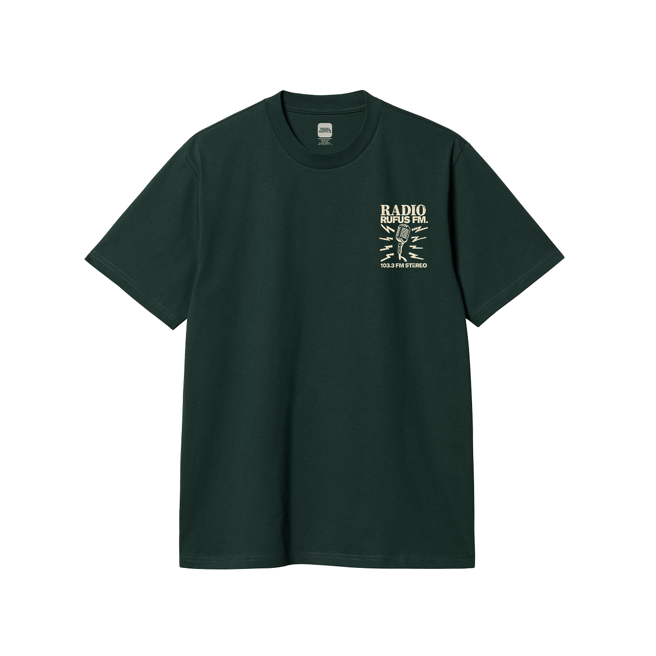 Radio Rufus FM Bottle Green T-Shirt
