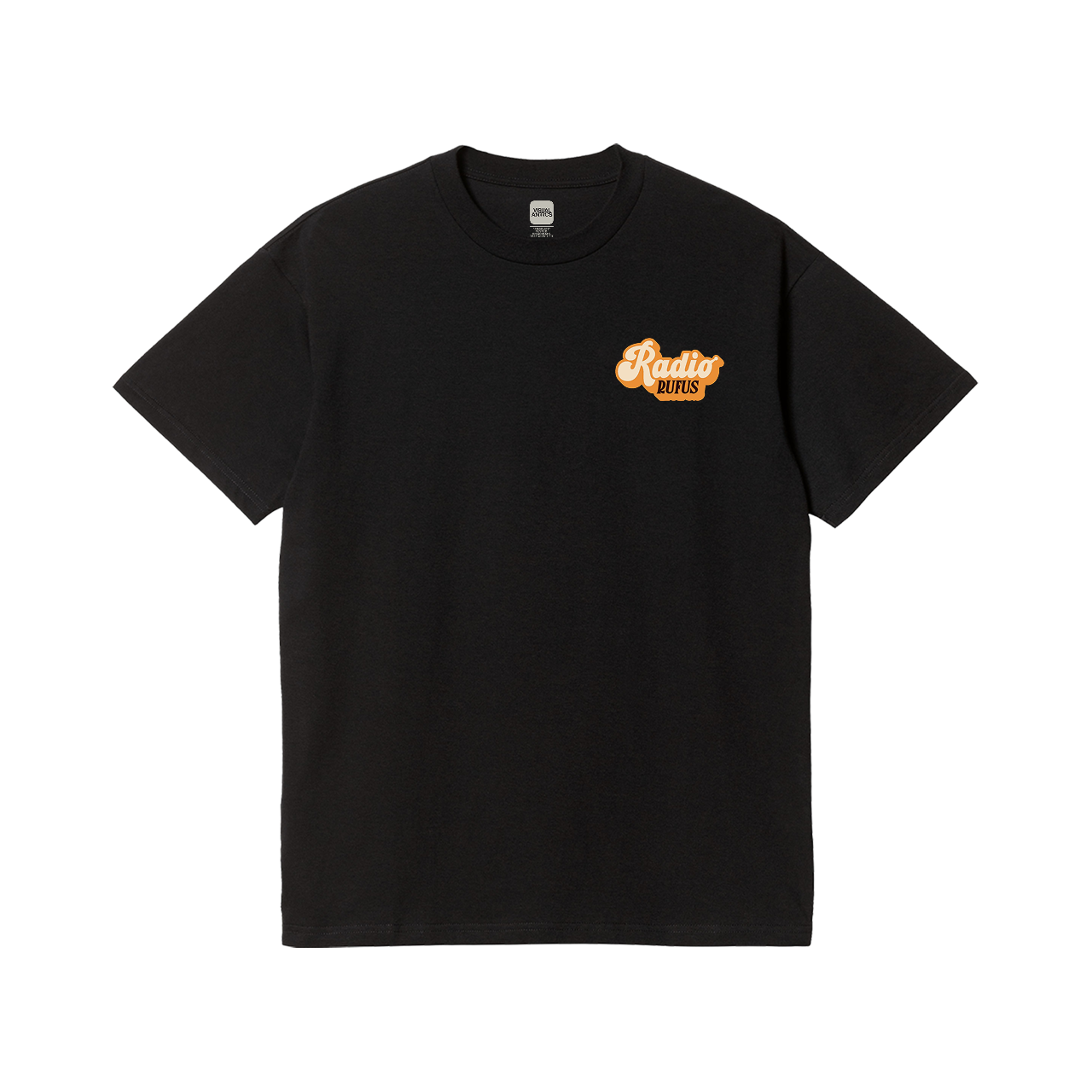 Radio Rufus Black Logo T-Shirt – Visual Antics