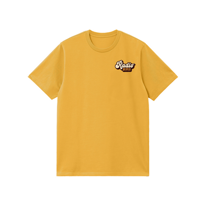 Radio Rufus Faded Mustard Logo T-Shirt