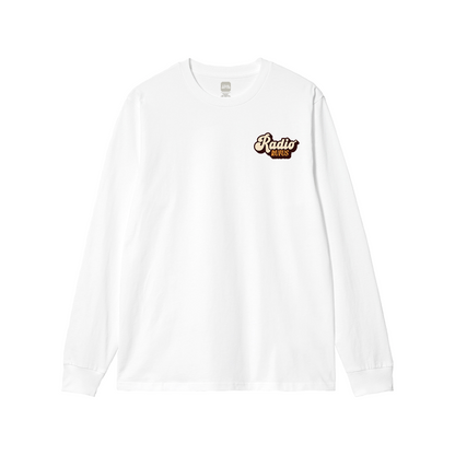 Radio Rufus Logo White Long Sleeve T-Shirt