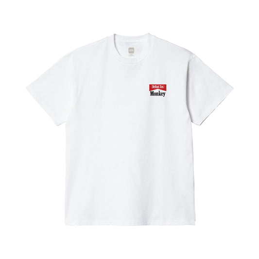 Smoking Monkey Classic White T-Shirt